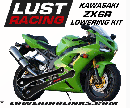 Kawasaki ZX6R Lowering links J B G M 1998-2004