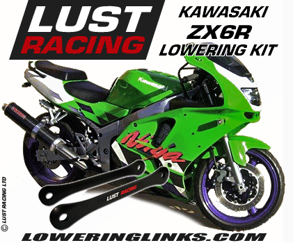 Kawasaki ZX6R Lowering links F1-F3 1995-1997 