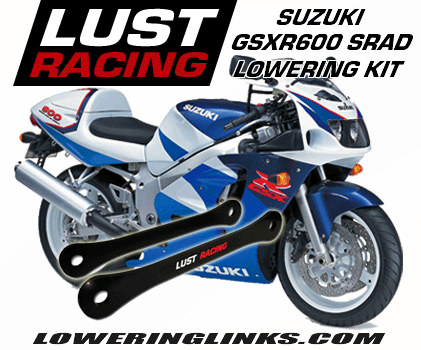 Suzuki GSXR 600 SRAD lowering links