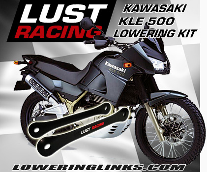 Kawasaki KLE500 lowering kit