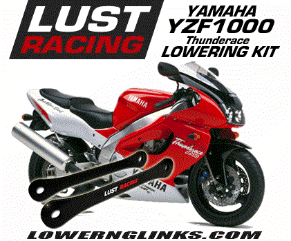 Yamaha YZF1000 Thunderace lowering links 1inch 1996 and 1999