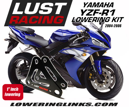 2004-2006 Yamaha YZF-R1 lowering kit 1 inch 