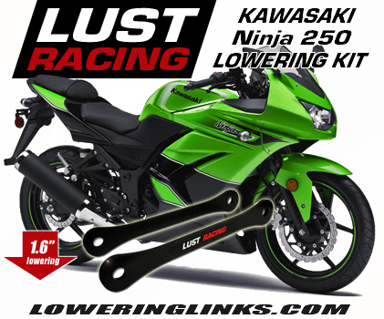 Kawasaki Ninja 250 Lowering kit 1.6