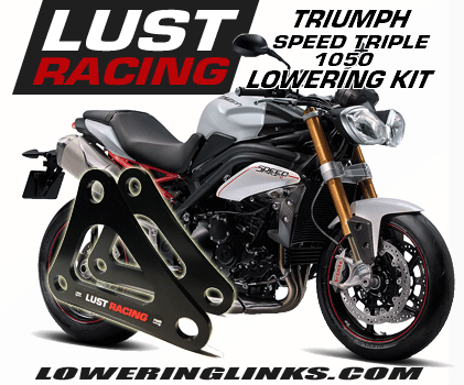 Triumph Speed Triple 1050 lowering kit 2011-2015