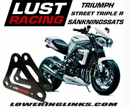 Triumph Street Triple R Lowering kit 2009-2012